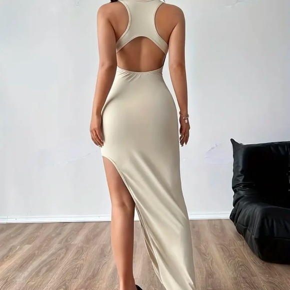 Casual crew neck sleeveless dress - Picture 6 of 6